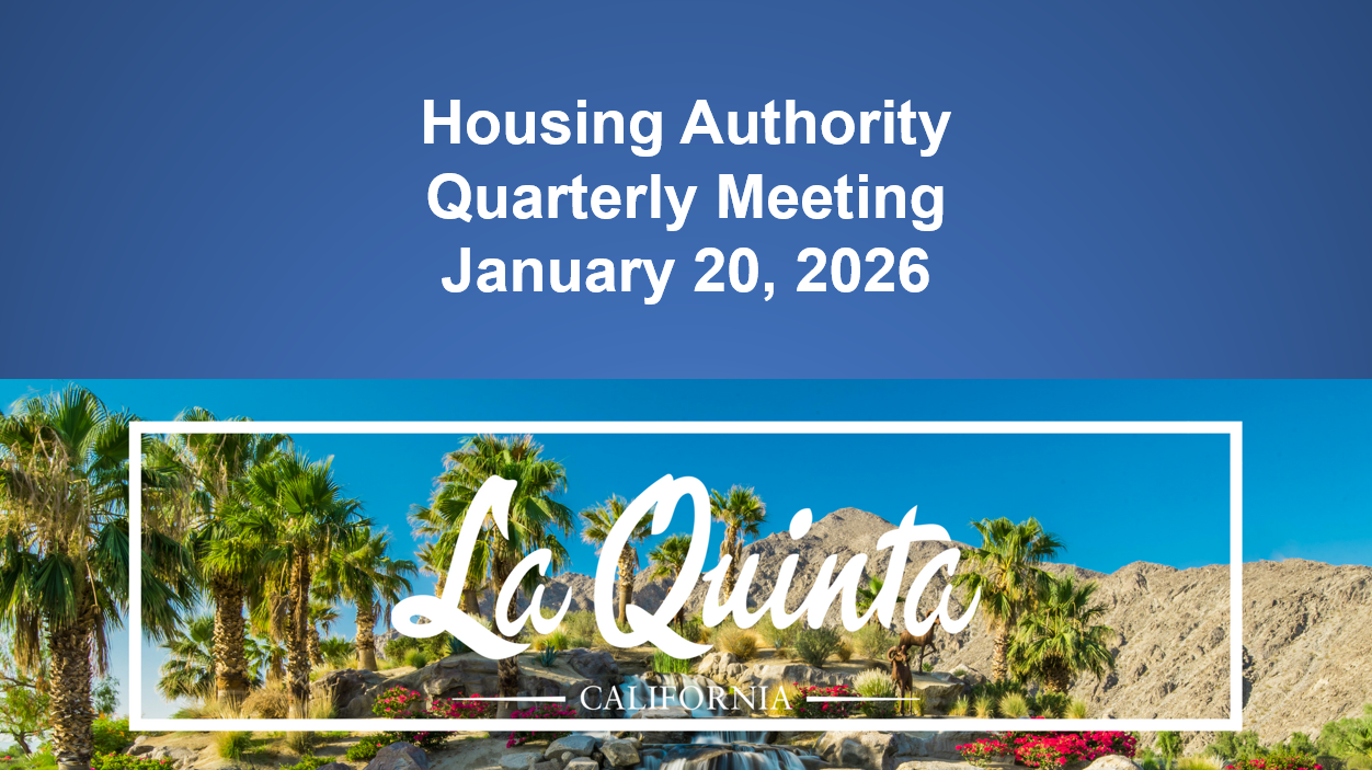 Thumbnail image for Housing Authority Quarterly Meeting - January 20, 2026